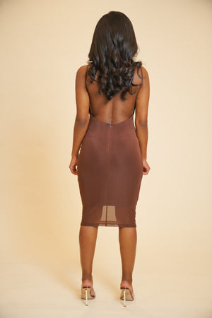 Cocoa Kisses Midi Dress